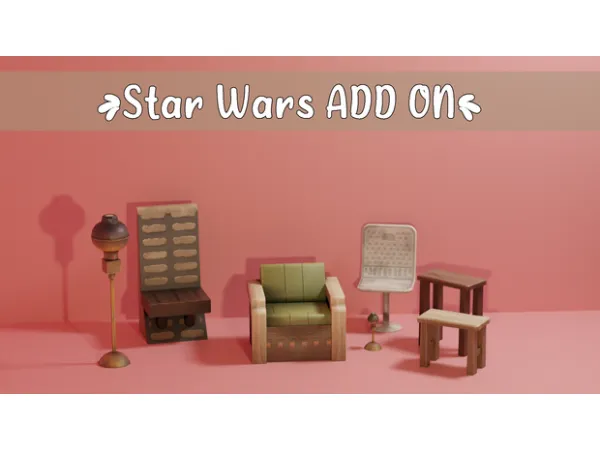 Maxis Match Star Wars ADD ON by xSavannahx987 - The Sims 4 Custom Content
