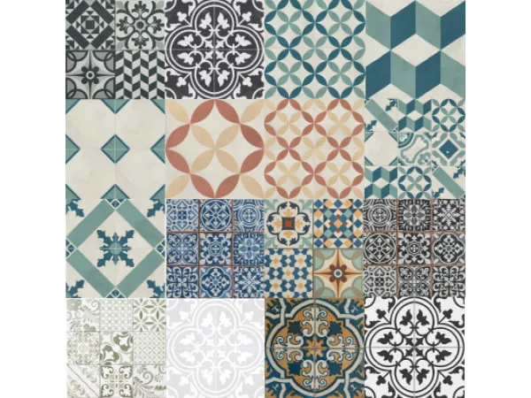 Mix PocketPxls Tile Floor - The Sims 4 Custom Content