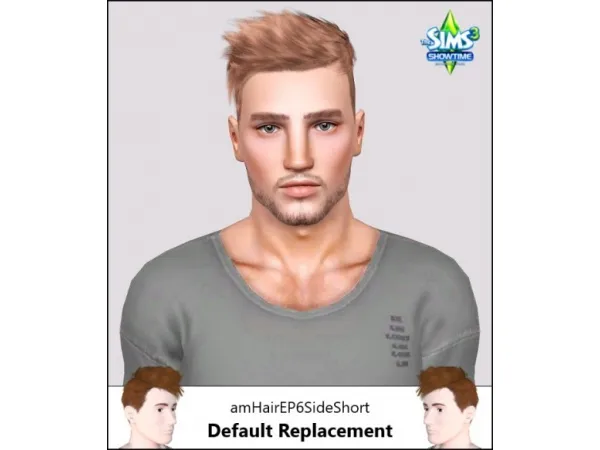 EP6 Default Replacement amHairEP6SideShort - The Sims 3 Custom Content