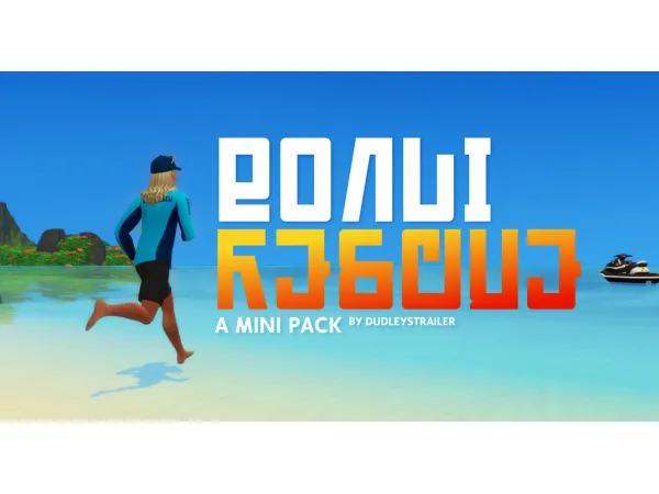 Maxis Match BONDI RESCUE A MINI PACK by Dudley's Trailer - The Sims 4 Custom Content