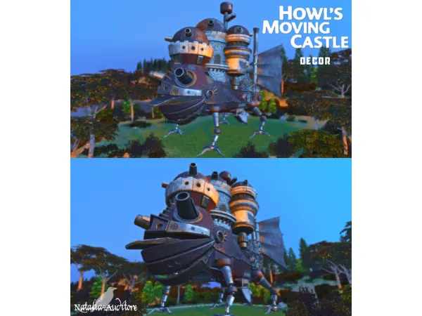 Maxis Match Howl's Moving Castle Decor Auditore by Natalia - The Sims 4 Custom Content