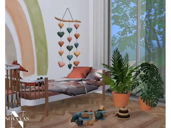 Alpha SOLEADO BEDROOM by [novvvas] - The Sims 4 Custom Content