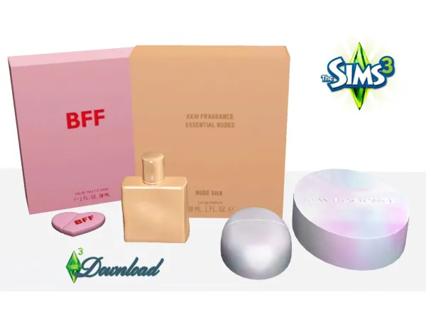 SET FRAGANCE KKW - The Sims 3 Custom Content