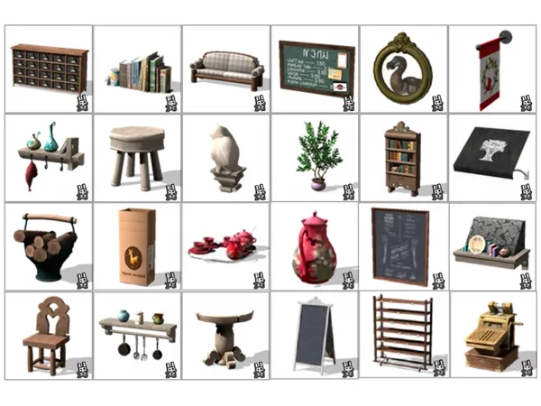 Alpha Rustic Bakery pack download by Nocturne - The Sims 4 Custom Content