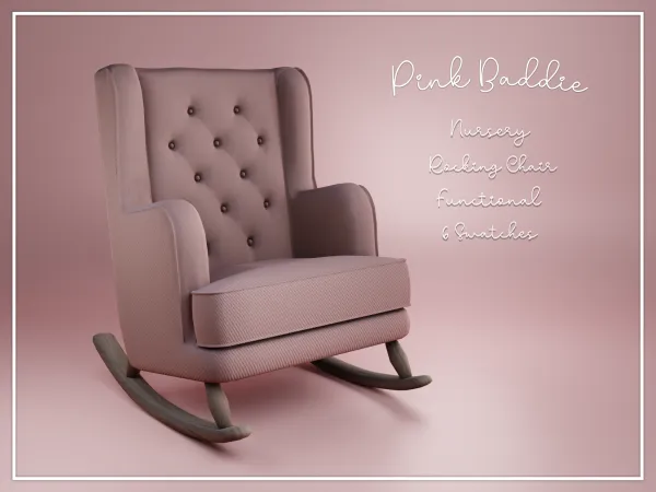Functional nursery Rocking Chair