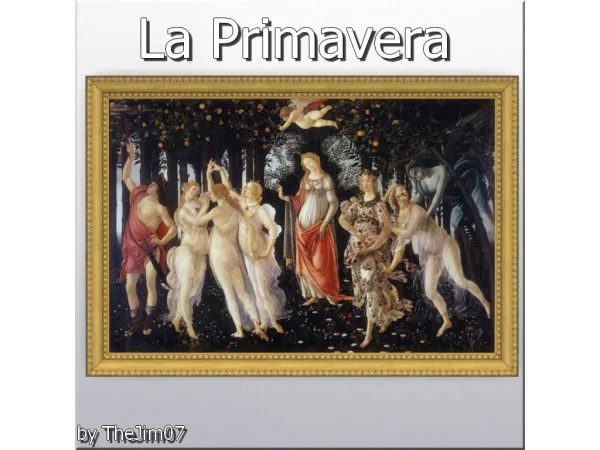 Mix La Primavera by Botticelli by TheJim07 - The Sims 4 Custom Content