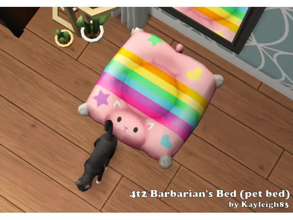 Barbarians Bed Pet Bed - The Sims 2 Custom Content