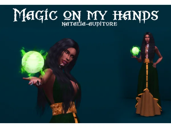 Maxis Match Magic on my hands Auditore by Natalia - The Sims 4 Custom Content