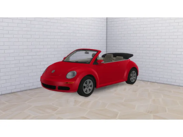 Mix 2009 Volkswagen New Beetle Convertible - The Sims 4 Custom Content