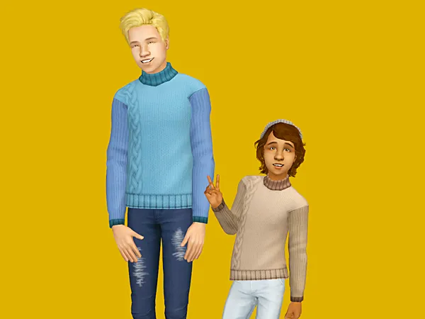 Lowedeus Sweater for TM and CU - The Sims 2 Custom Content