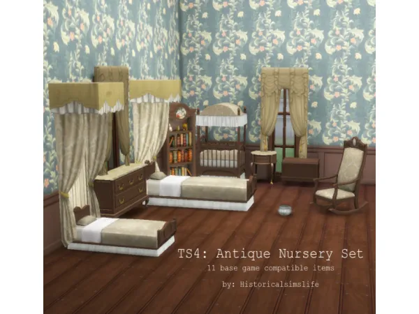 Maxis Match Antique Nursery Set - The Sims 4 Custom Content