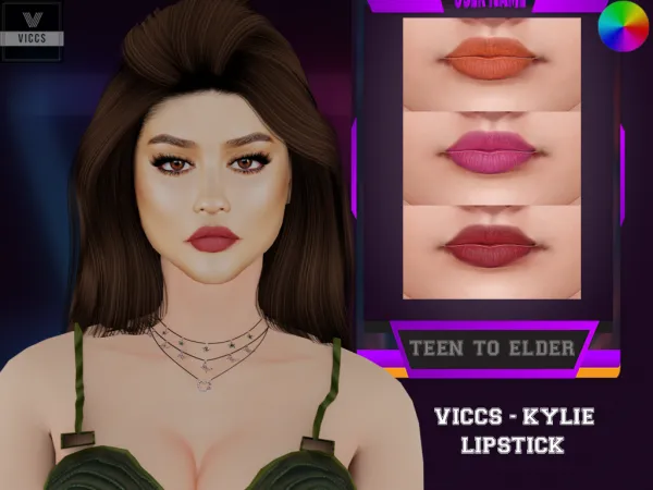 Alpha VICCS_ KYLIE LIPSTICK - The Sims 4 Custom Content