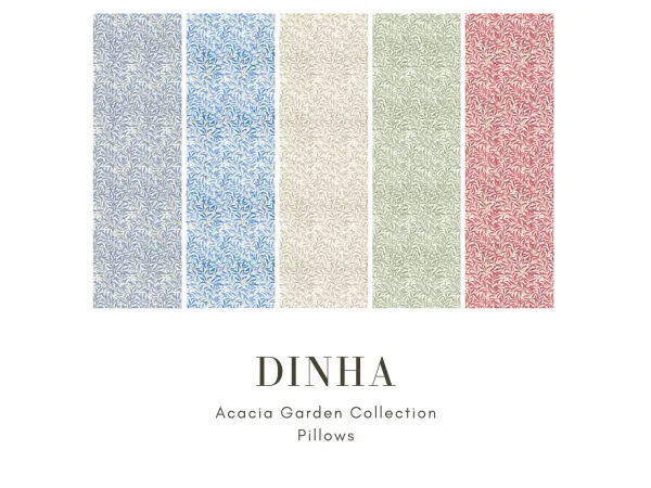 Maxis Match Acacia Garden Pillows - The Sims 4 Custom Content