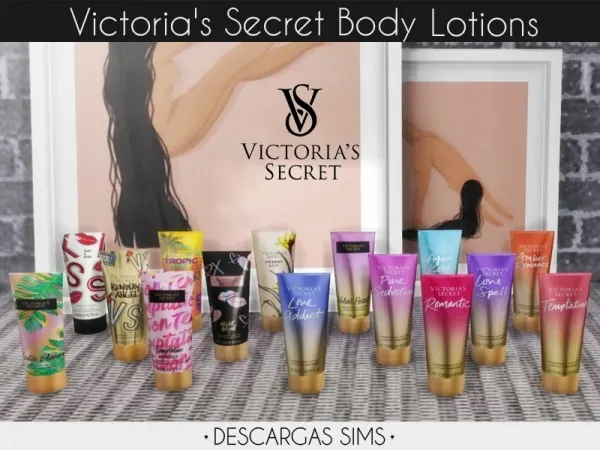 Mix Victorias Secret Body Lotions - The Sims 4 Custom Content