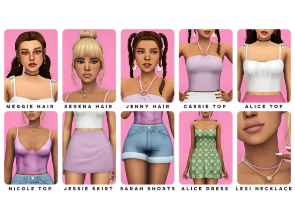 Maxis Match SERENITYxARETHA IDORU COLLECTION by aretha Paart 2 - The Sims 4 Custom Content