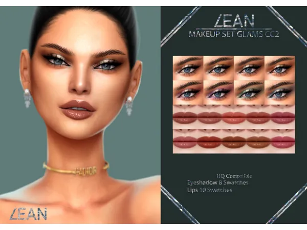 LEAN - MAKE UP SET GLAMS CC2 by LEANSIMS