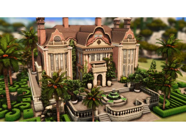 Maxis Match NO Italian Villa by plumbobkingdom - The Sims 4 Custom Content