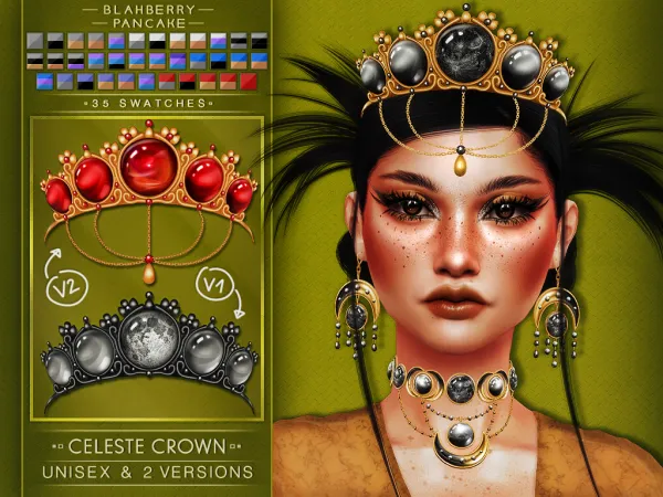 Celeste Crown (2 versions) - UNISEX - BLAHBERRY PANCAKE