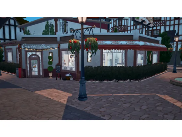Maxis Match Coffee Shop Melange - The Sims 4 Custom Content
