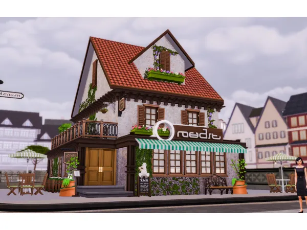 Maxis Match Picadillo Cafe Free by kiimy_2_Sweet - The Sims 4 Custom Content