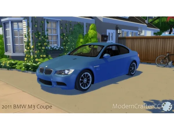 Mix 2011 BMW M3 COUPE - The Sims 4 Custom Content