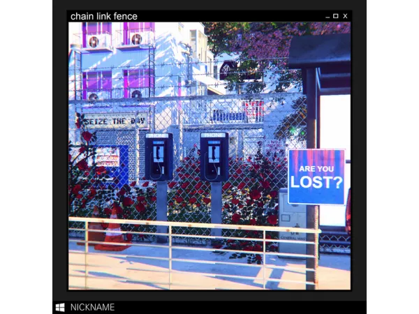 Alpha chain link fence by give me a nickname - The Sims 4 Custom Content
