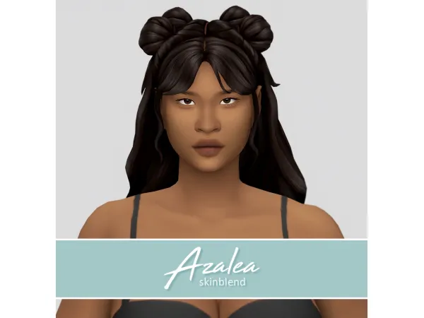 Maxis Match AZALEA a default non default skinblend - The Sims 4 Custom Content