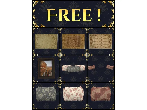 Alpha Dear Tuscany Part I Free Part by Maison Narcisse - The Sims 4 Custom Content
