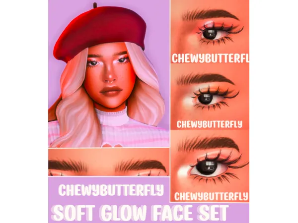 Soft glow face set ♥ by chewybutterfly