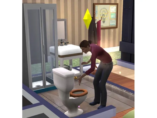 Maxis Match No Toilet Pranks Mod by BosseladyTV - The Sims 4 Custom Content