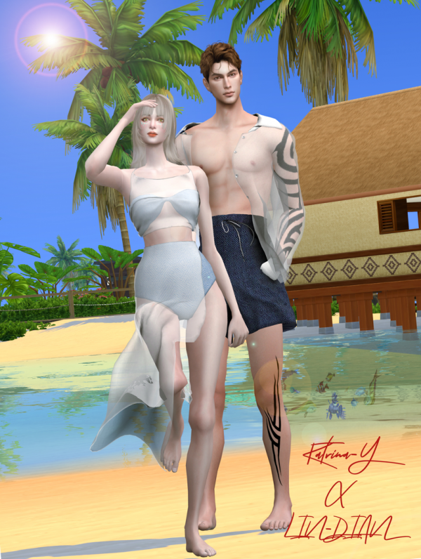 Mix SUMMER 2022 Collaboration by katrina-y - The Sims 4 Custom Content