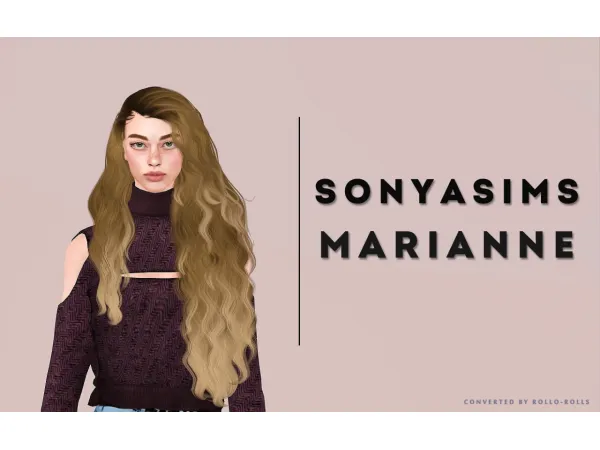 SonyaSims Marianne - The Sims 3 Custom Content