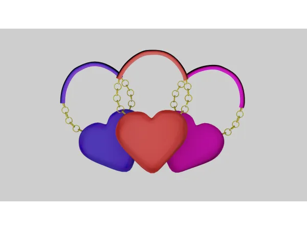 Alpha [Scarlett Bulckowisk] Heart Purse - The Sims 4 Custom Content