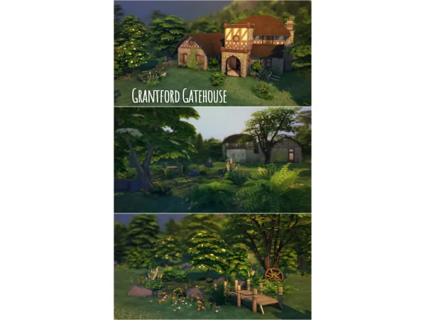 Maxis Match Grantford Gatehouse - The Sims 4 Custom Content