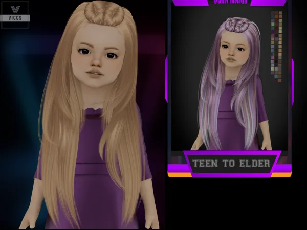 VICCS_ NIGHCRAWLER LOVER HAIR CONVERTED FOR TODDLERS