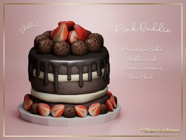 Mix Prestige Cake - The Sims 4 Custom Content