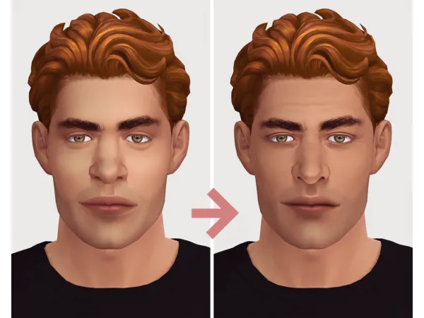 Maxis Match [luutzi] Sal face overlay - The Sims 4 Custom Content