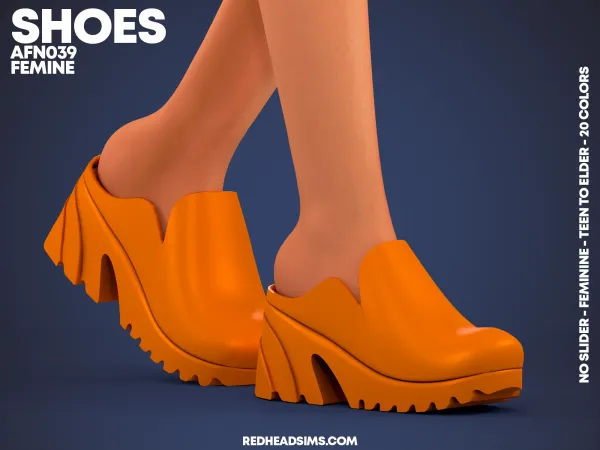 Alpha AF SHOES N039 NO SLIDER - The Sims 4 Custom Content