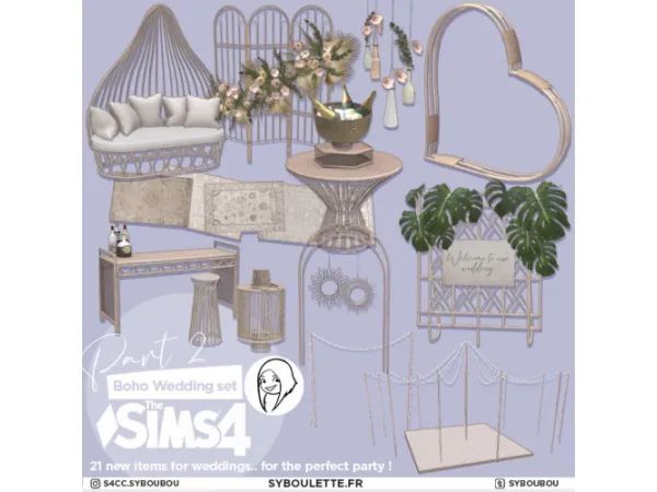 Boho Wedding set - Part 2