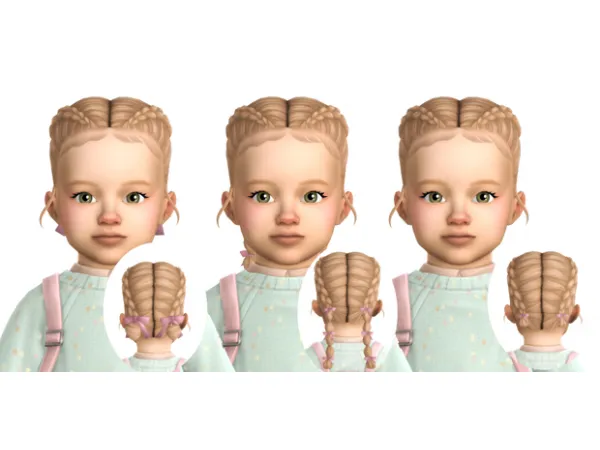Maxis Match Remi Hair by RavenSim - The Sims 4 Custom Content