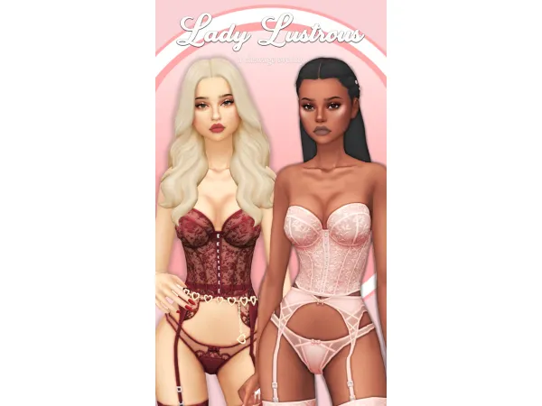 Maxis Match Lady Lustrous Cleavage Overlay by Lady Simmer - The Sims 4 Custom Content
