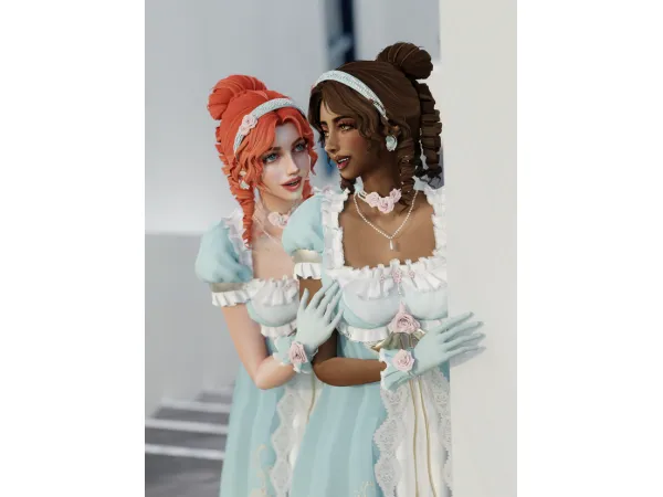 Alpha Shy Lady Hair by kotehoksims - The Sims 4 Custom Content