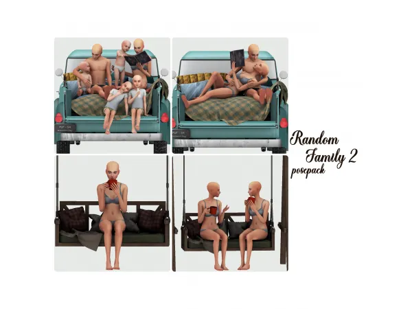 Alpha Random Family 2 (Patreon Early Access) by bommie-sims - The Sims 4 Custom Content