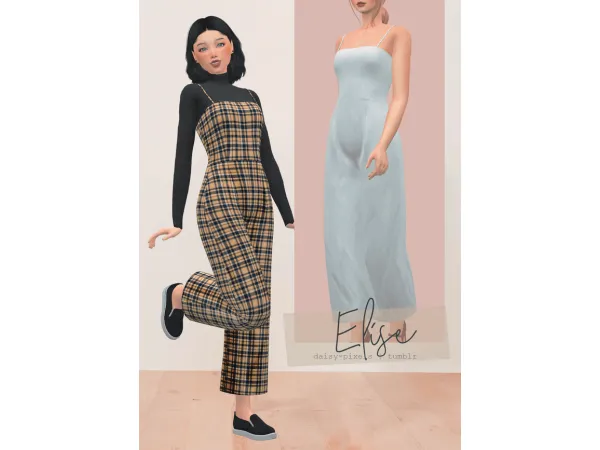 Alpha Elise Jumpsuit - The Sims 4 Custom Content