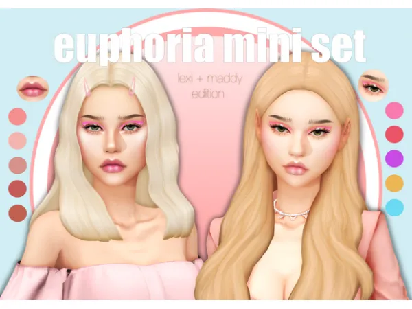 Maxis Match euphoria mini set lexi maddy edition by Lady Simmer - The Sims 4 Custom Content