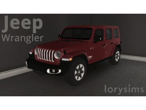 Mix 2018 Jeep Wrangler by LorySims - The Sims 4 Custom Content