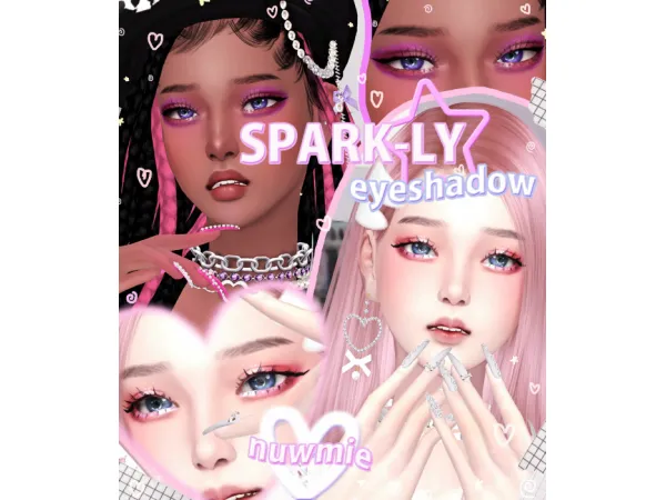 Maxis Match spark ly eyeshadow - The Sims 4 Custom Content