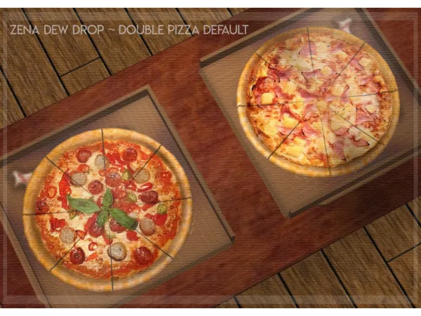 Pizza Defaults - The Sims 2 Custom Content