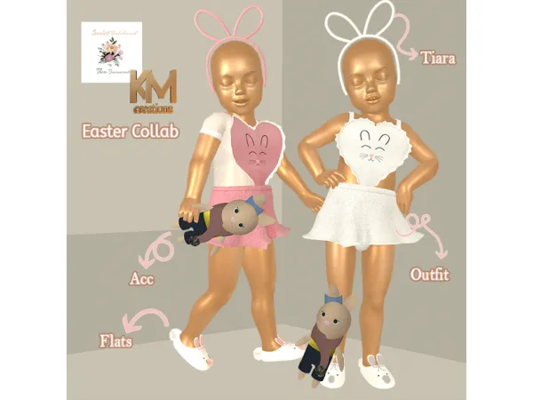 Alpha Easter Collab KM feat Scarlett Bulckowisk - The Sims 4 Custom Content