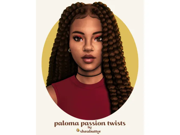 Maxis Match paloma passion twists by sheabuttyr - The Sims 4 Custom Content